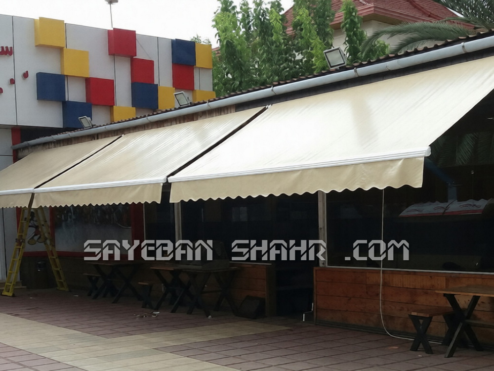 قیمت سایبان برقی مغازه 3